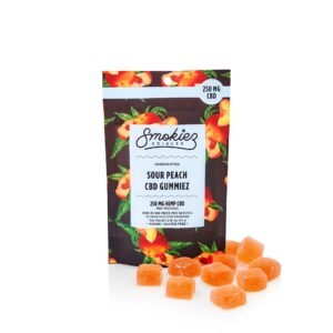 Sour Peach CBD Gummies